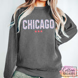 Chicago Plaid Graphic Sweatshirt