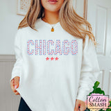 Chicago Plaid Graphic Sweatshirt