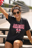 Arkansas Gingham Bow Tee