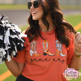 Orange Game Day Boots Tee