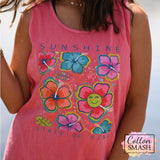 Sunshine State Of Mind Floral Tank/Tee
